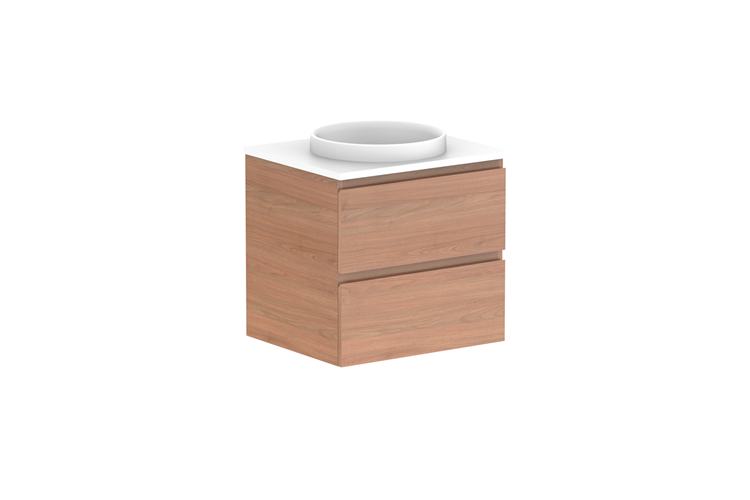 ADP Glacier Lite Full Depth All Drawer Twin Vanity