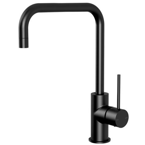 Phoenix Vivid Slimline Sink Mixer 220mm Squareline - Matte Black