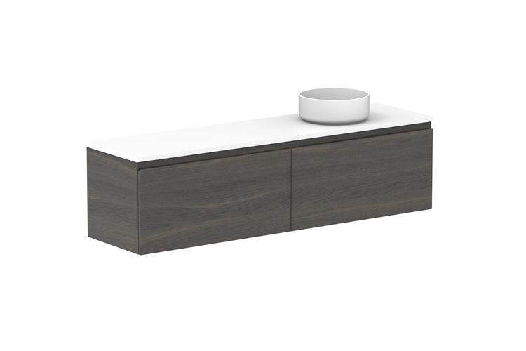 ADP Glacier Lite Ensuite All Drawer Slim Vanity