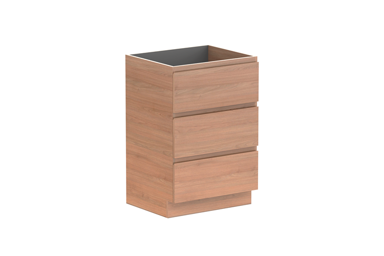 ADP Glacier Lite Full Depth All Drawer Trio Vanity