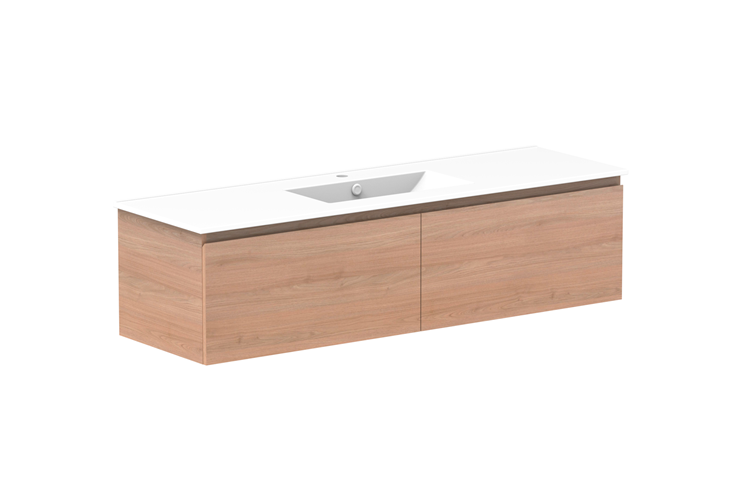 ADP Glacier Lite Full Depth All Drawer Slim Vanity