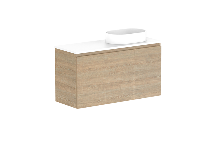 ADP Glacier Lite Ensuite All Door Twin Vanity