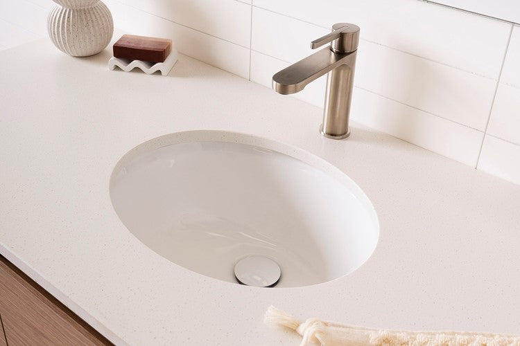 Adp Oval Under Counter Basin, Gloss White