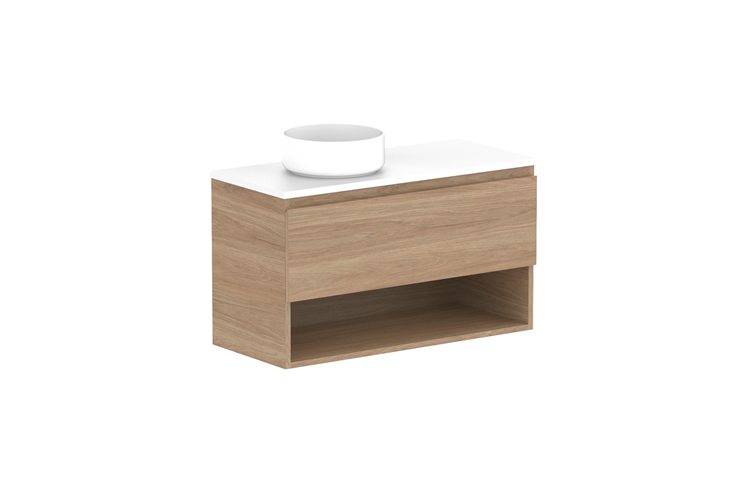 ADP Glacier Lite Ensuite Shelf Slim Vanity