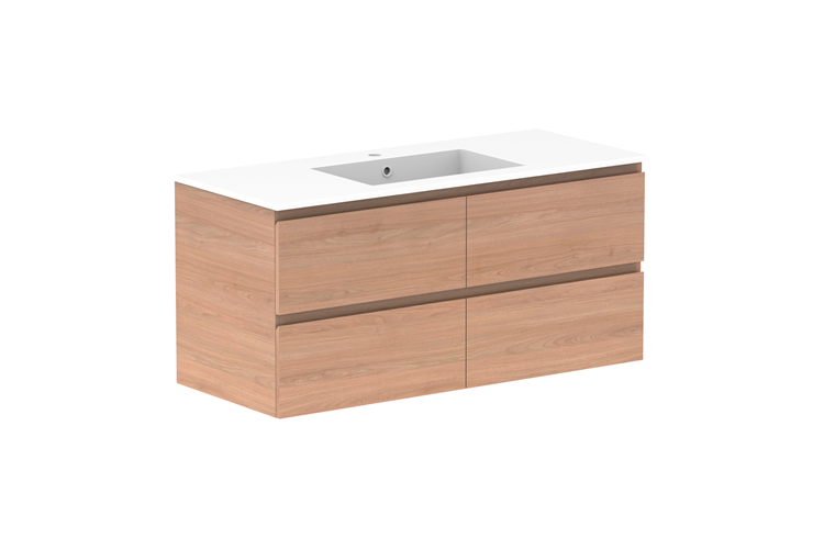 ADP Glacier Pro Full Depth All Drawer Twin Vanity
