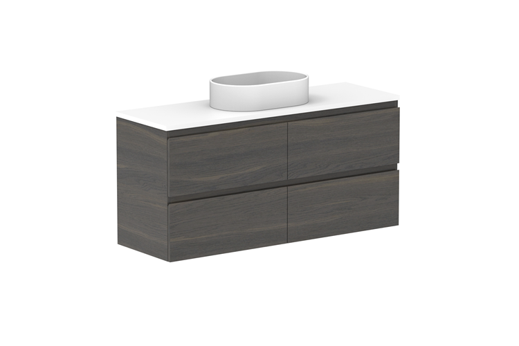 ADP Glacier Pro Ensuite All Drawer Twin Vanity