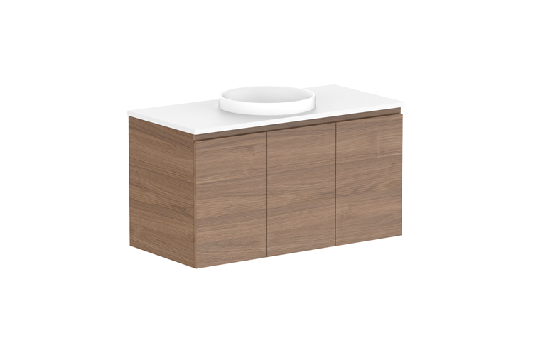 ADP Glacier Lite Full Depth All Door Twin Vanity