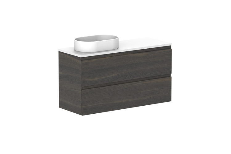 ADP Glacier Lite Ensuite All Drawer Twin Vanity