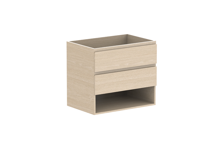 ADP Glacier Pro Full Depth Shelf Twin Wall Hung Vanity