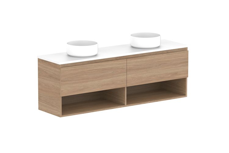 ADP Glacier Lite Ensuite Shelf Slim Vanity