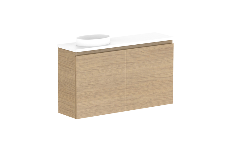 ADP Glacier Lite Mini Wall Hung All Door Vanity