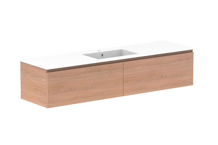 ADP Glacier Lite Full Depth All Drawer Slim Vanity