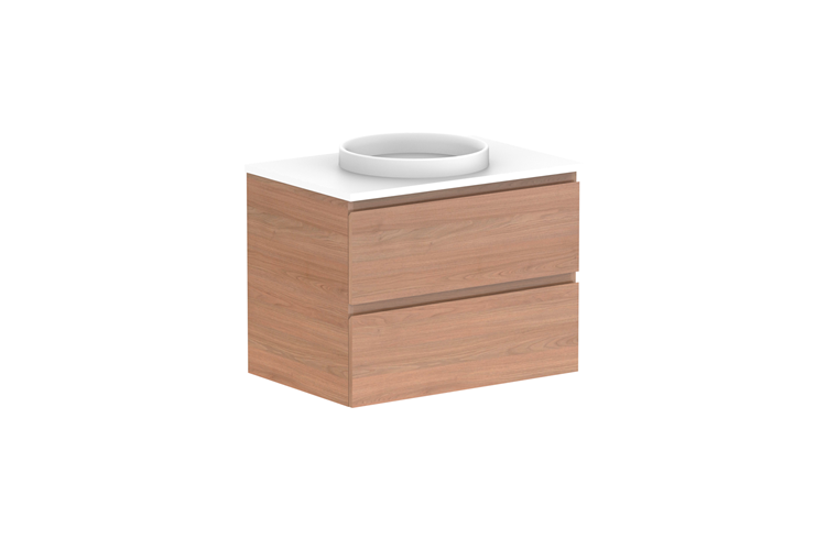 ADP Glacier Lite Full Depth All Drawer Twin Vanity