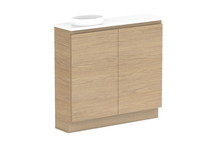 ADP Glacier Lite Mini Floor Mount All Door Vanity
