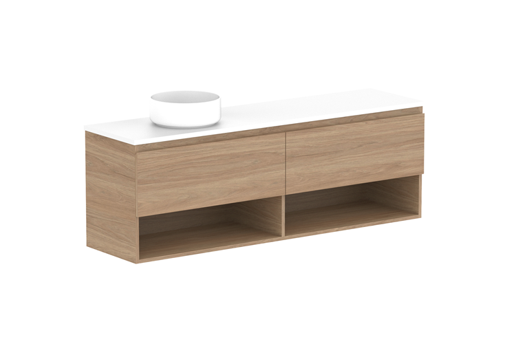 ADP Glacier Lite Ensuite Shelf Slim Vanity
