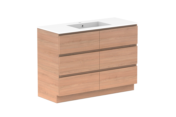 ADP Glacier Lite Full Depth All Drawer Trio Vanity