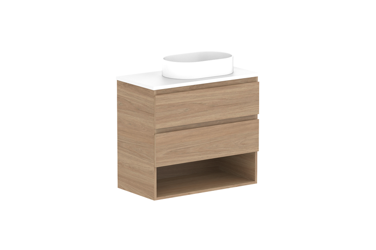 ADP Glacier Pro Ensuite Shelf Twin Vanity