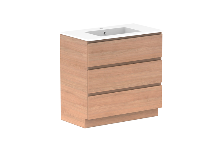 ADP Glacier Pro Full Depth All Drawer Trio Vanity