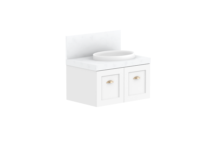 ADP London Dor&Drw Slim 750 WH Right Offset Bowl DU