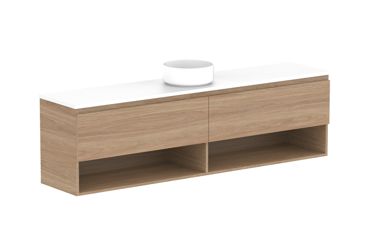 ADP Glacier Lite Ensuite Shelf Slim Vanity