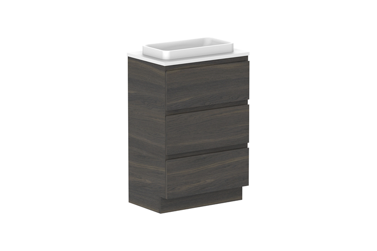 ADP Glacier Lite Ensuite All Drawer Trio Vanity