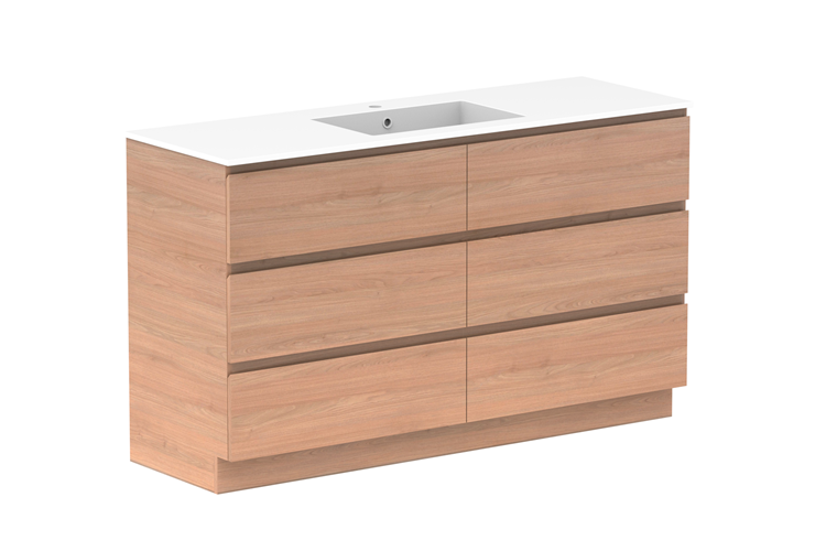 ADP Glacier Pro Full Depth All Drawer Trio Vanity