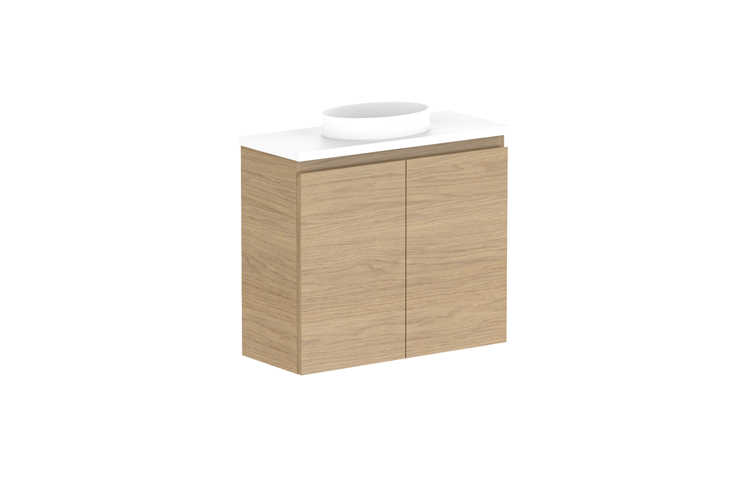 ADP Glacier Lite Mini Wall Hung All Door Vanity