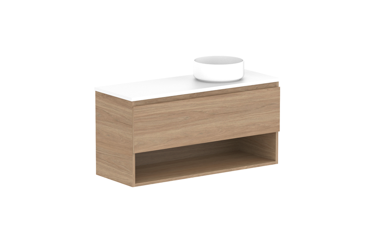 ADP Glacier Lite Ensuite Shelf Slim Vanity