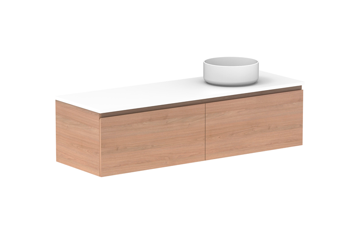 ADP Glacier Lite Full Depth All Drawer Slim Vanity