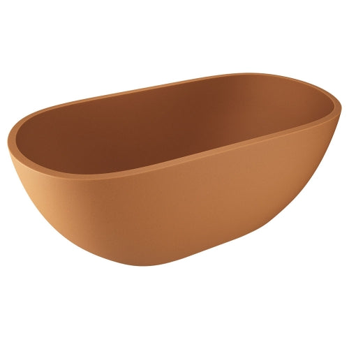 Fienza Jada Freestanding 1500mm Concrete Bath, Tuscan