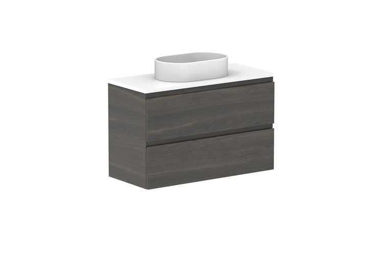 ADP Glacier Lite Ensuite All Drawer Twin Vanity
