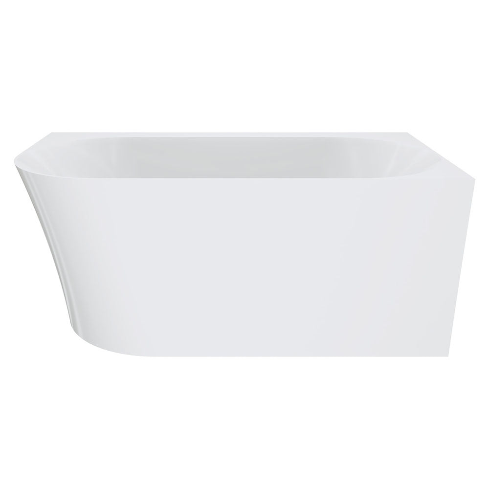 Fienza Chloe 1400mm Acrylic Corner Bath Left Hand Gloss White