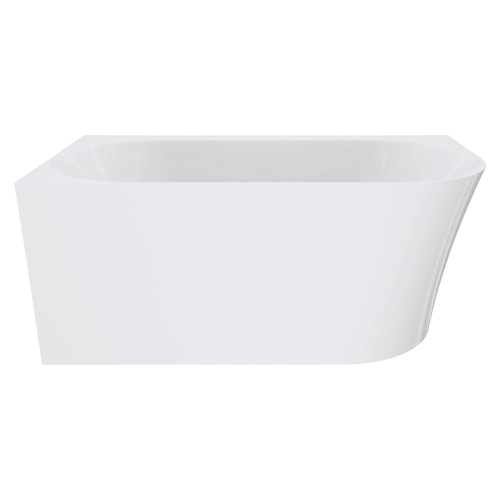 Fienza Chloe 1400mm Acrylic Corner Bath Right Hand Gloss White