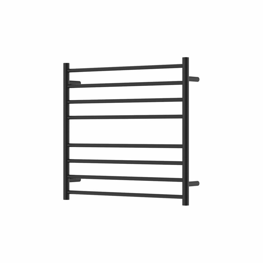 Fienza Isabella Heated Towel Ladder 8 Bars 750x750mm, Matte Black