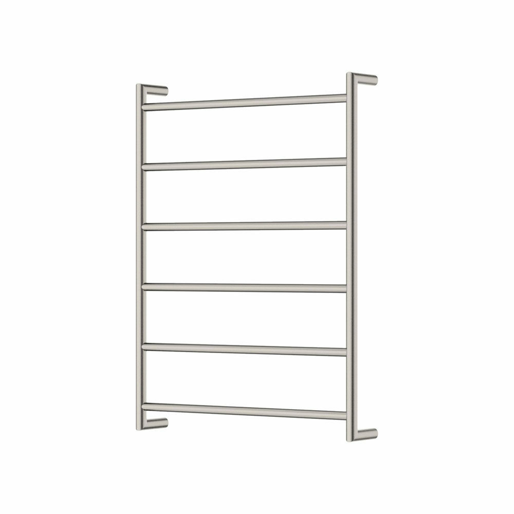Fienza Kaya Round Heated Towel Rail Brushed Nickel (6 Bars) 600x800