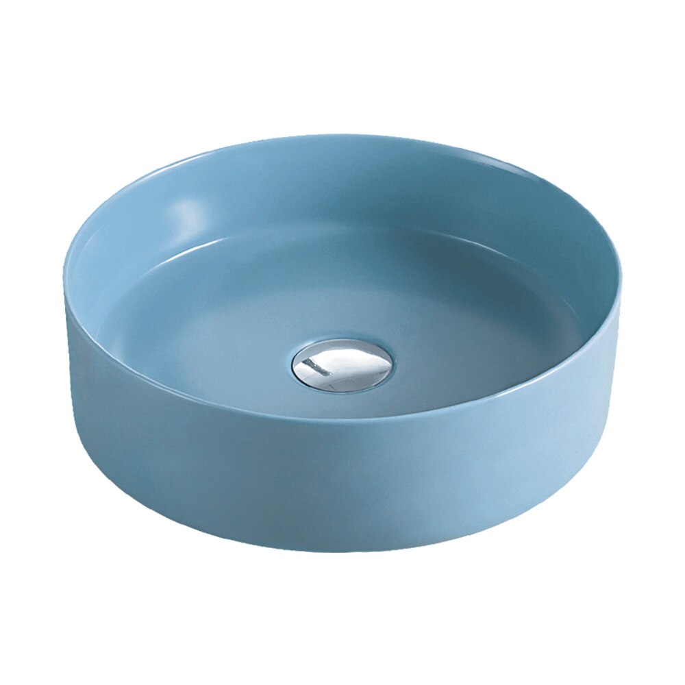 Fienza Reba Above Counter Basin Matte Blue