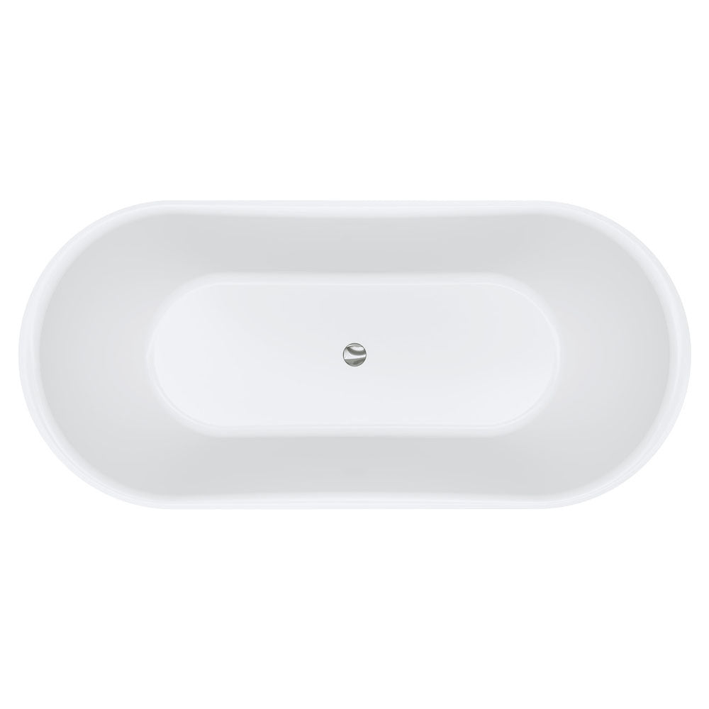 Fienza Windsor Freestanding Acrylic Bath 1500mm Gloss White