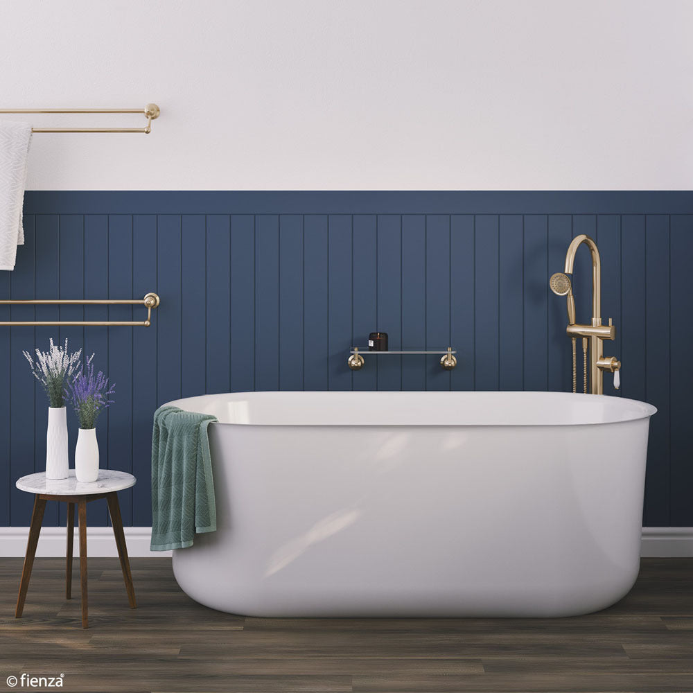 Fienza Windsor Freestanding Acrylic Bath 1700mm Gloss White
