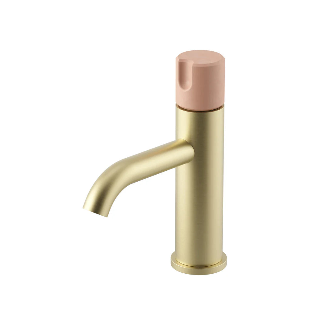 Meir X Nood Co. Alchemy Progressive Basin Mixer Tiger Bronze / Blush Pink
