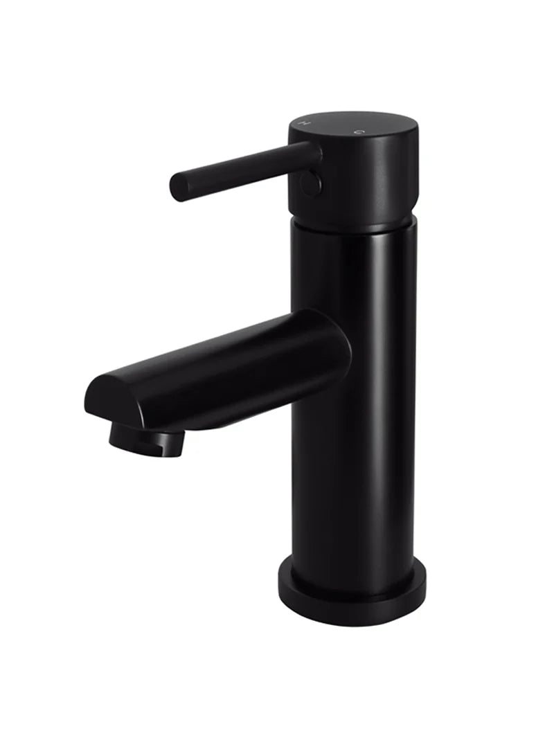 Meir Round Basin Mixer, Matte Black