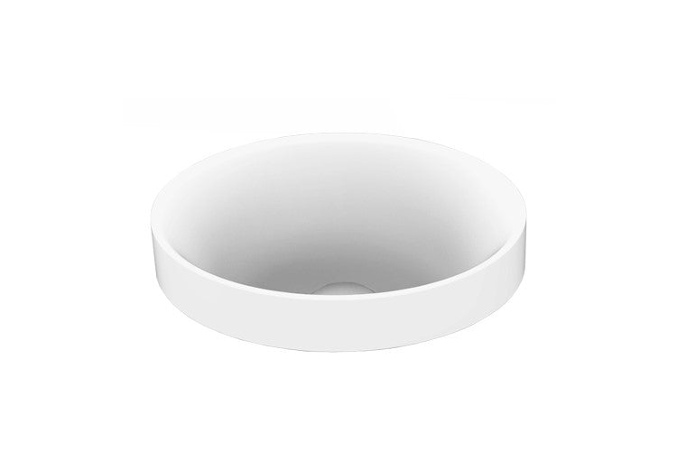 Adp Joy Semi- Inset Small Basin, Matte White