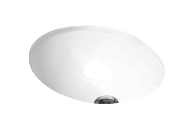 Adp Oval Under Counter Basin, Gloss White (VB)