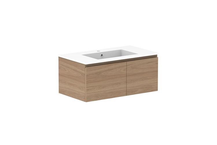 Adp Glacier Lite Full Depth Door & Drawer Slim Vanity