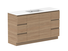 Adp Glacier Lite Full Depth Door & Drawer Trio Vanity