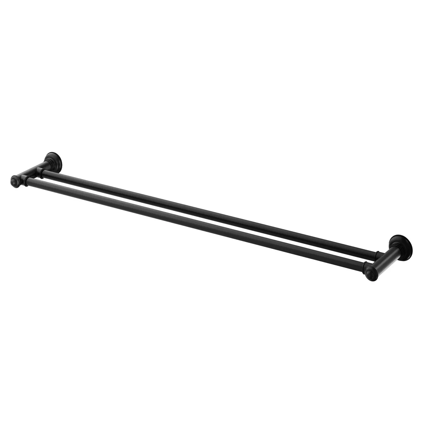 Phoenix Cromford Double Towel Rail 800mm, Matte Black