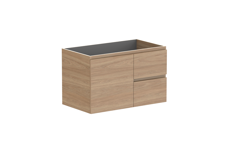 ADP Glacier Pro Full Depth Door & Drawer Twin Vanity