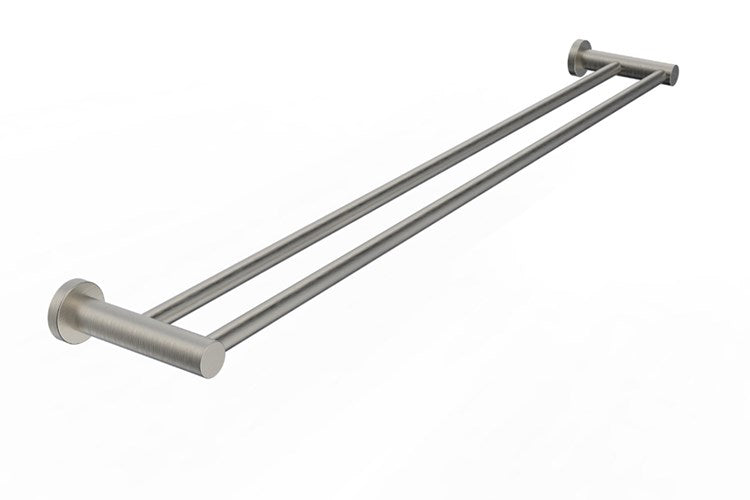 ADP Soul Double Towel Rail 900mm Brushed Nickel