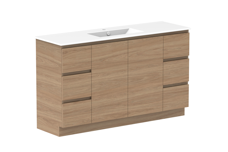 Adp Glacier Lite Full Depth Door & Drawer Trio Vanity