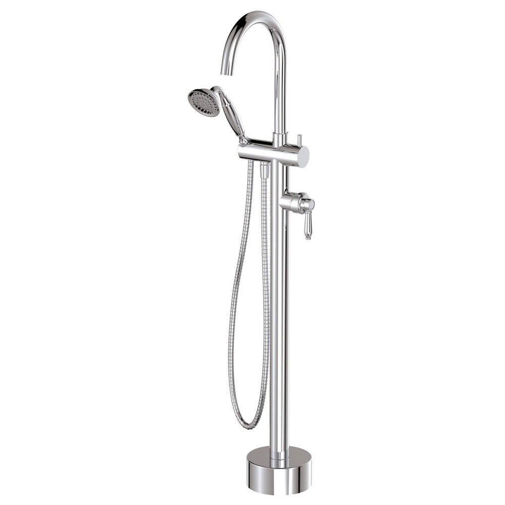 Fienza Eleanor Floor Mixer & Shower Chrome