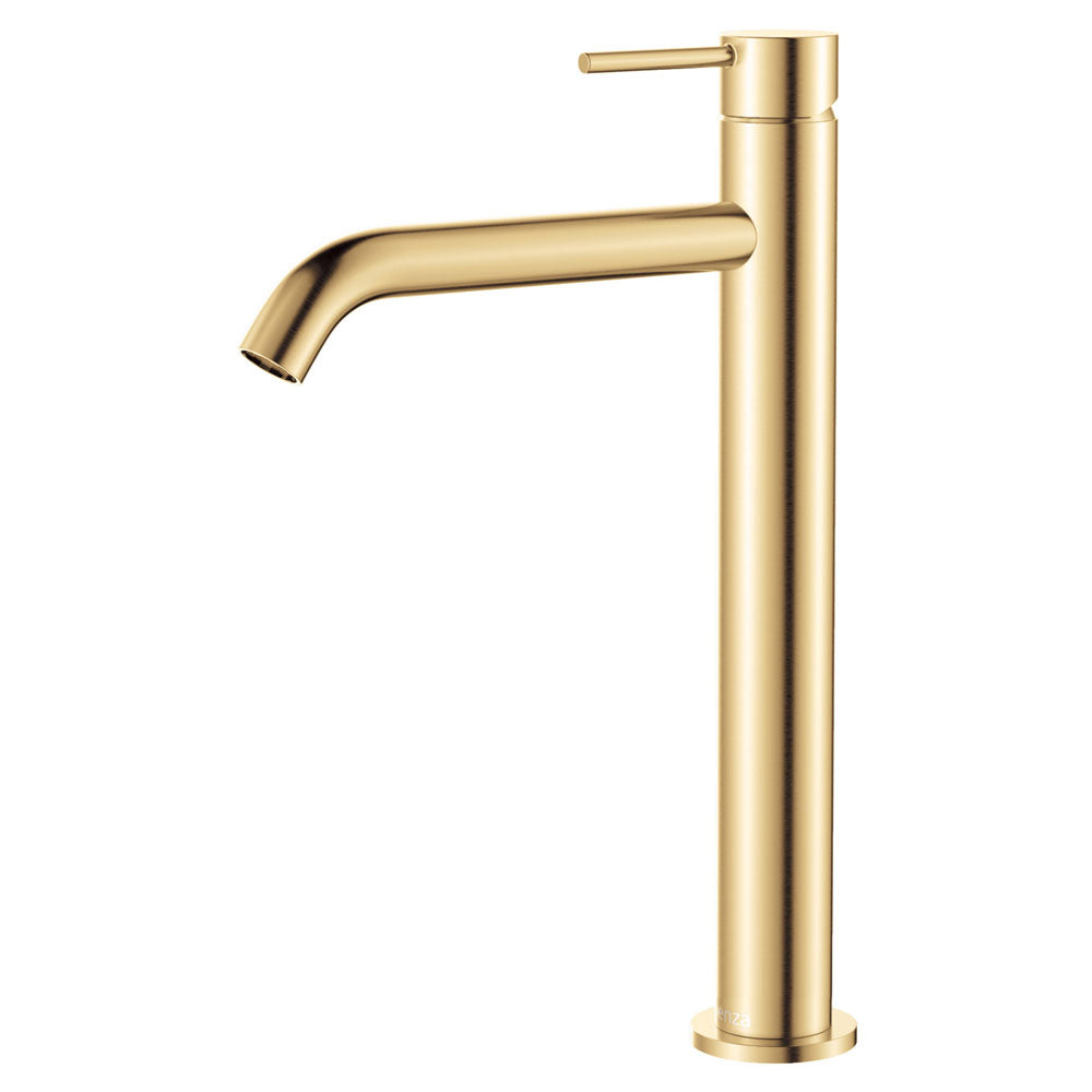 Fienza Kaya Tall Basin Mixer Urban Brass